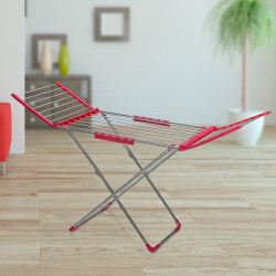 Şehpa Miras M-239 Olimpos Alüminyum Kırmızı Çamaşır Kurutma Askısı