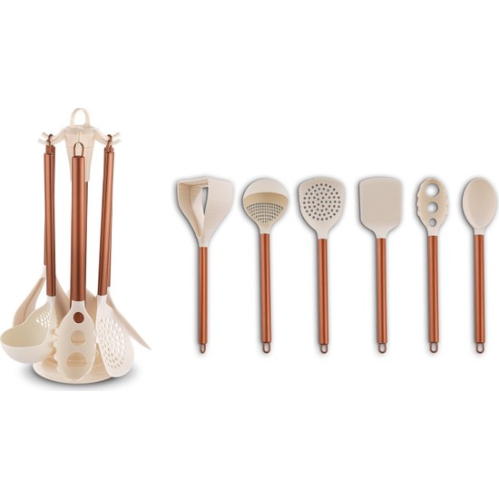 Schafer 7 Parça Kitchen House Standlı Servis Takımı - Kredi KartsızSchafer 7 Parça Kitchen House Standlı Servis Takımı