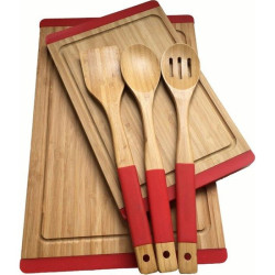 Neva N2325 Sweet Bambu Kırmızı Mutfak Seti