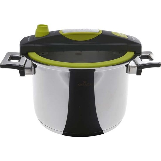 KaracaKarca Vetro Hızlı Pişirici 4Lt-Yeşil - KefilsizKaracaKarca Vetro Hızlı Pişirici 4Lt-Yeşil