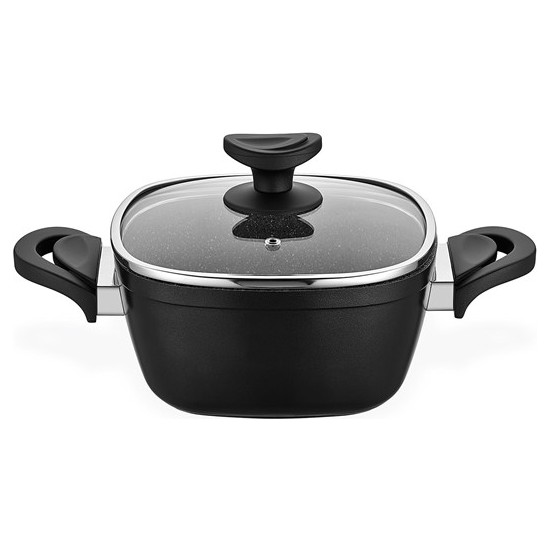 Schafer Granit Gastronomie Derin Tencere 24 cm Siyah - PeşinatsızSchafer Granit Gastronomie Derin Tencere 24 cm Siyah