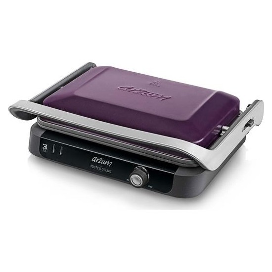 Arzum AR2019 Tostçu Delux Izgara Ve Tost Makinesi - Mürdüm - SenetleArzum AR2019 Tostçu Delux Izgara Ve Tost Makinesi - Mürdüm