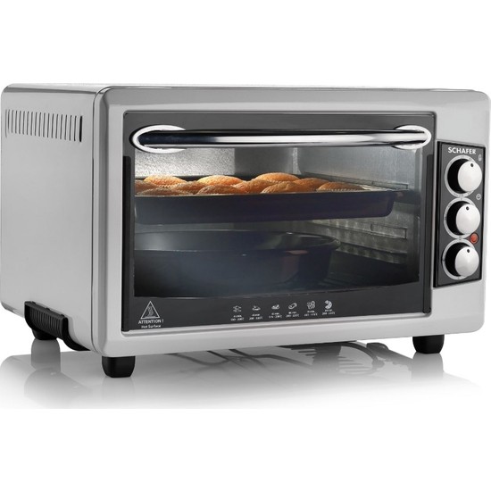 Schafer Backofen Mini Fırın Gri - SözleşmeliSchafer Backofen Mini Fırın Gri