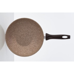 Falez Creamy Granit Wok 28 Cm Tava