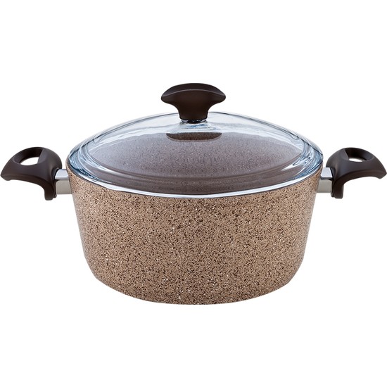 Falez Creamy Granit 28 Cm Derin Tencere - SenetleFalez Creamy Granit 28 Cm Derin Tencere