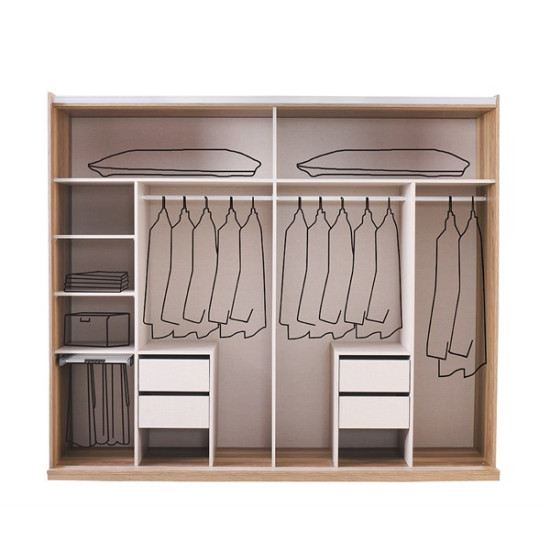 Linens Sürgülü Gardırop - Elden TaksitleLinens Sürgülü Gardırop