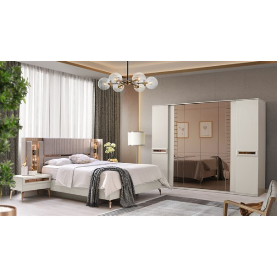 Megan 6 Kapılı Yatak Odası Takımı - Elden ÖdemeliMegan 6 Kapılı Yatak Odası Takımı