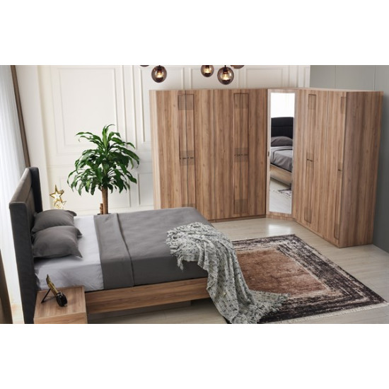 Zen Köşe Dolaplı Yatak Odası Takımı - Elden ÖdemeliZen Köşe Dolaplı Yatak Odası Takımı