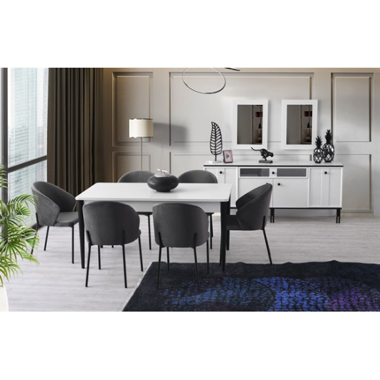 Frida Yemek Odası Takımı - KefilsizFrida Yemek Odası Takımı