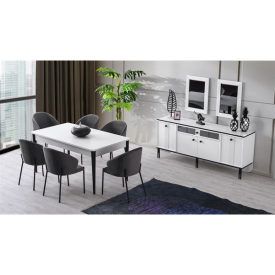 Frida Yemek Odası Takımı - KefilsizFrida Yemek Odası Takımı