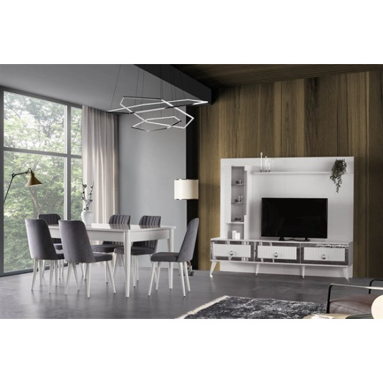 Melody Yemek Odası Takımı - Elden ÖdemeliMelody Yemek Odası Takımı