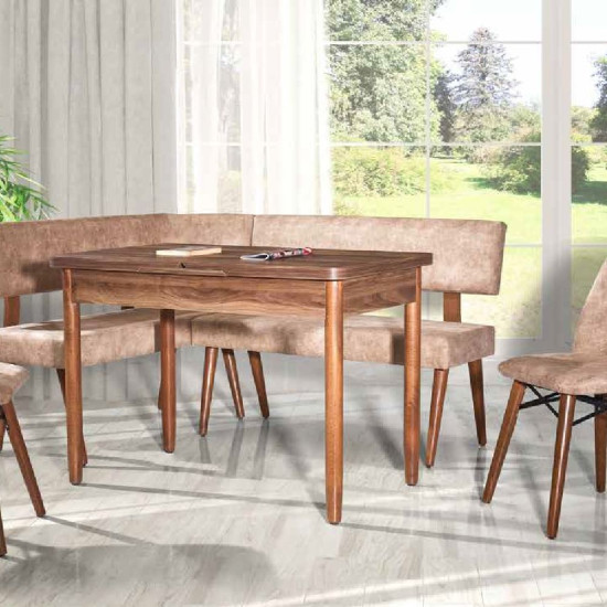 100 Torna Mutfak Köşe Takımı - Kemençe - Senetli100 Torna Mutfak Köşe Takımı - Kemençe